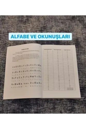 Başına Rusça Tüm Gramer Konuları, Günlük Diyaloglar, Kelime, Hikaye, Türkçe Okunuşları A1 - C2 - TEK (1)