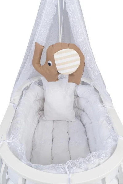 Basket Cradle Wooden Cradle Sleep Set Natural Wooden Bassine - TOMMYBABY (1)