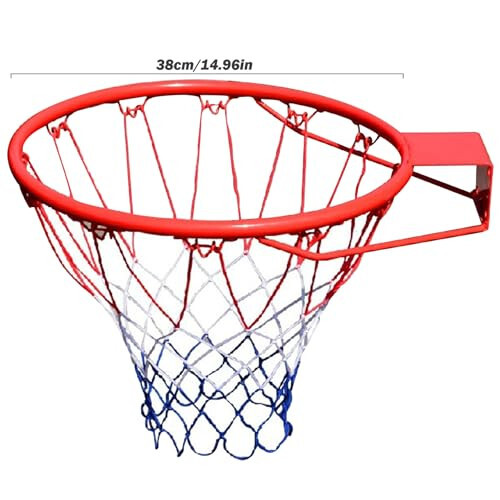 Basketbol Potası Değiştirme, İç Mekan Dış Mekan Basketbol Potası 15'' Duvara Monte Basketbol Potası Değiştirme Ağır Hizmet Tipi Basketbol Potası Takviyeli Çocuk Basketbol Potası - 5