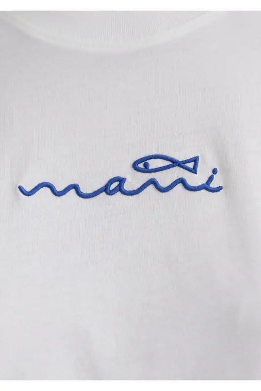 Baskılı Oq T-ko'ylak Regular Fit / Oddiy Kesim 16 - 7