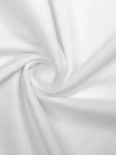 Baskılı Oversize Bisiklet Yaka T-shirt - Beyaz - 3