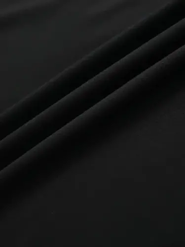 Baskılı Oversize Bisiklet Yaka T-shirt - Siyah - 3