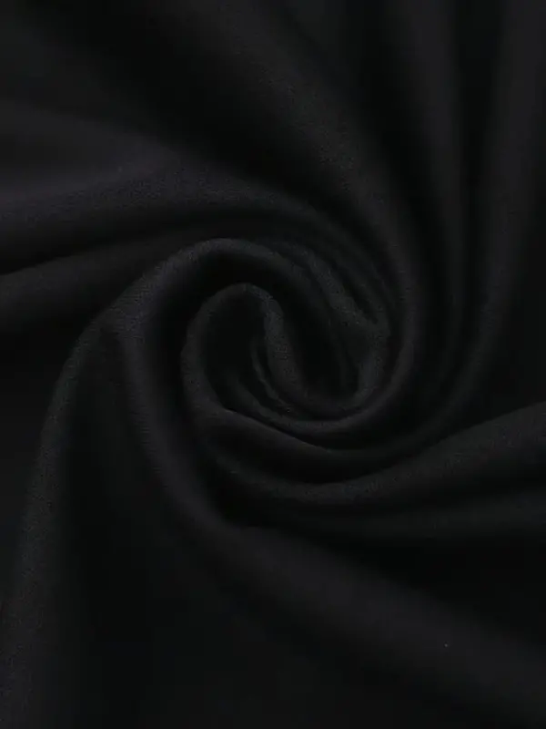 Baskılı Oversize Bisiklet Yaka T-shirt - Siyah - 3