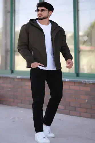 Baskılı Sport Likra Mato Yağmurlik Mavsumiy Pldp 2967_60263-XAKI - 6