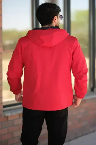 Baskılı Sport Likra Mato Yog'ochli Mavsumiy Pldp 2967_60263-QIZIL - 5