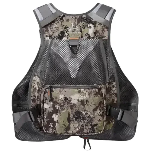 BASSDASH Strap Fishing Vest Adjustable for Men and Women, for Fly Bass Fishing and Outdoor Activities - 6