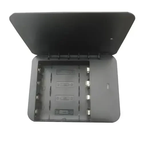 Batareya bilan ishlaydigan telefon zaryadlovchi LED|Favqulodda USB batareyali quvvat banki portativ 4 AA batareyali rozetka (2 dona qora) - 5