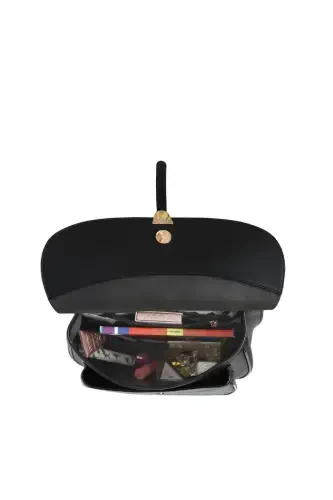 Baten Black Women's Hand And Shoulder Bag - 5