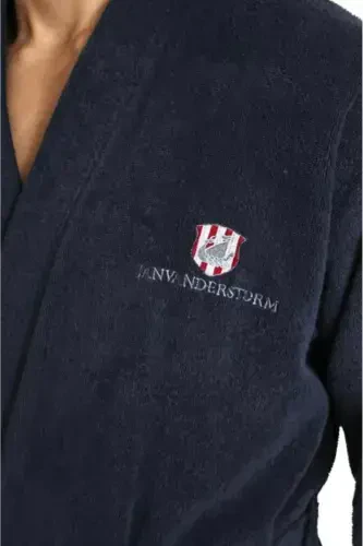 Bathrobe-Navy Blue - 1