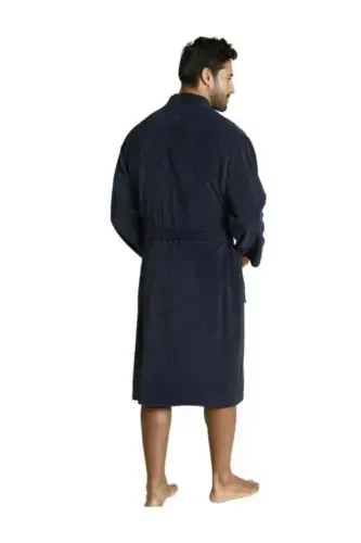 Bathrobe-Navy Blue - 3