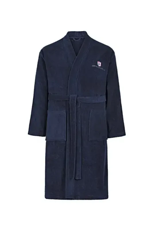Bathrobe-Navy Blue - 4