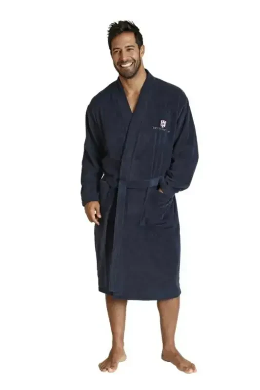 Bathrobe-Navy Blue - 5