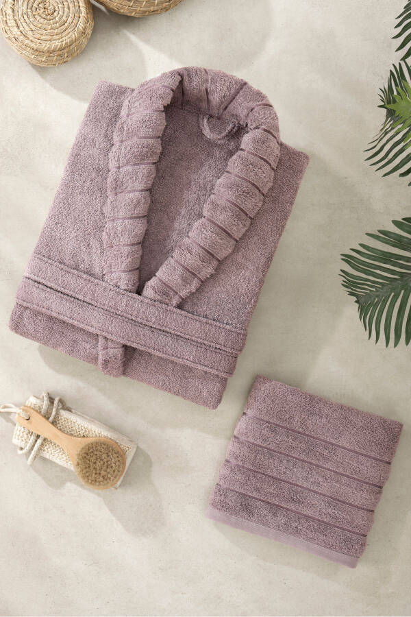 Bathrobe - Towel Set Carla-Pink - 6
