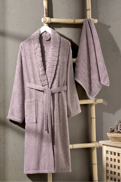 Bathrobe - Towel Set Carla-Pink - EPONJ HOME (1)