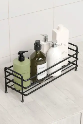 Bathroom Kitchen Organizer Rack Cosmetic Jewelry Stand Spice Rack Cabinet Shelf, Desk Basket - 4