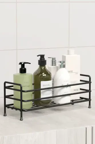 Bathroom Kitchen Organizer Rack Cosmetic Jewelry Stand Spice Rack Cabinet Shelf, Desk Basket - 1