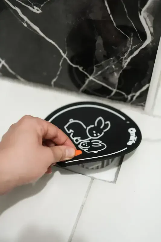 Bathroom, Kitchen, Sink Drain Stopper Cover Odor Preventing Mat - HAYVEYS