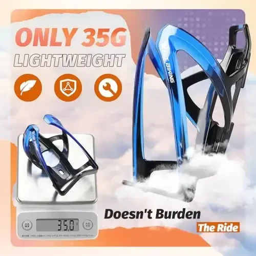 West Biking Bike Water Bottle Cages Ultra-Light Durable PC Bicycle Bottle Holder with Screws Tool, Easy Installation Bicycle Drink Cup Holders Cycling Kettle for MTB Road Bikes - 3