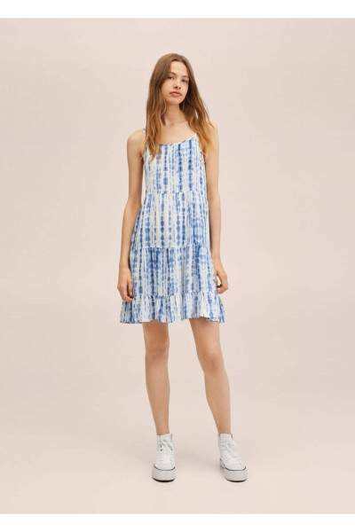 Batik Patterned Dress - MANGO TEEN