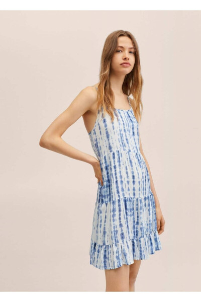 Batik Patterned Dress - 8