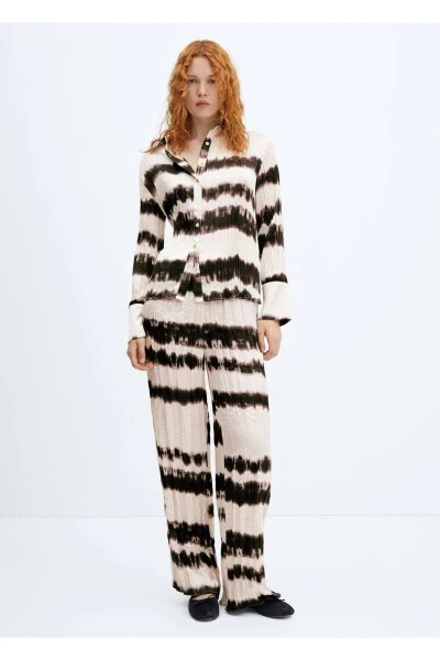 Batik Pleated Trousers - 2