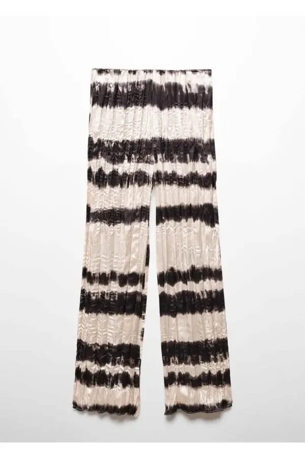 Batik Pleated Trousers - 3