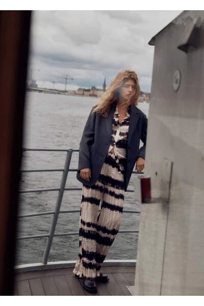 Batik Pleated Trousers - 6