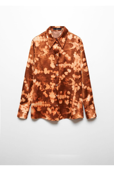 Batik Print Satin Shirt - 3