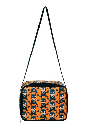 Batman 3-Piece Set School Bag, Thermal Lunch Bag, and Pencil Case Set-Black - 6