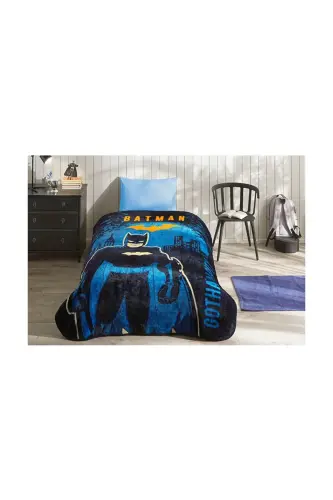 Batman Gotham Lisanslı Tek Kişilik Çocuk Battaniyesi 155x215 Cm - ÖZDILEK (1)