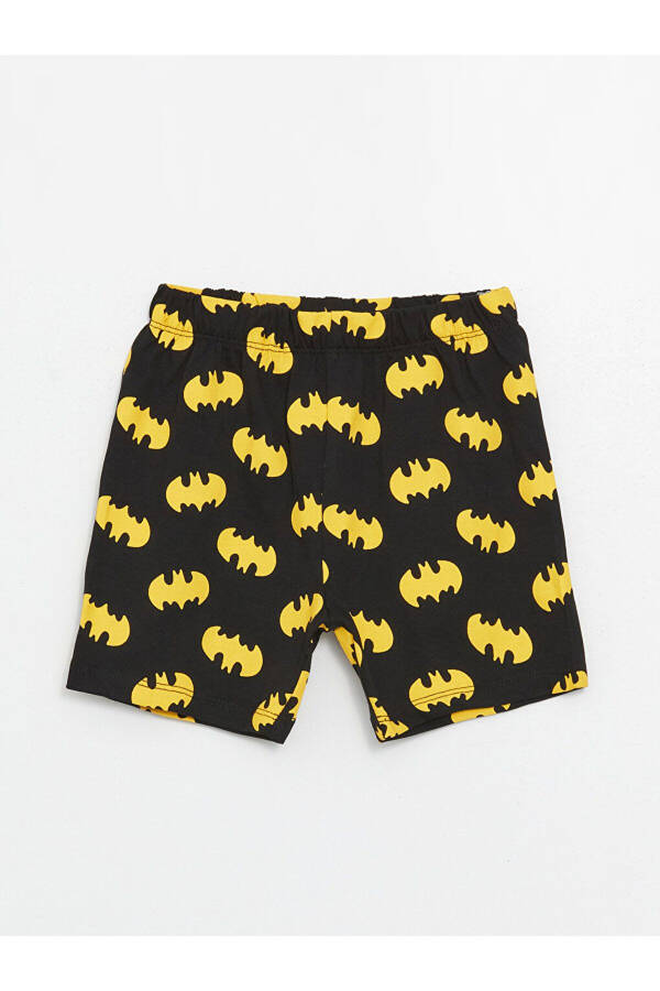 Batman Printed Baby Boy Shorts with Elastic Waistband - 1