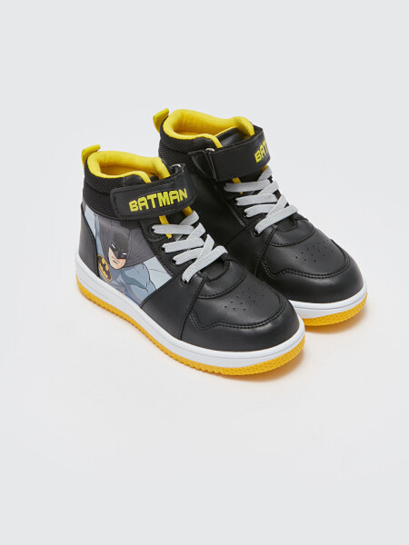 Batman Printed Lace-Up Boys' Sneakers - 7