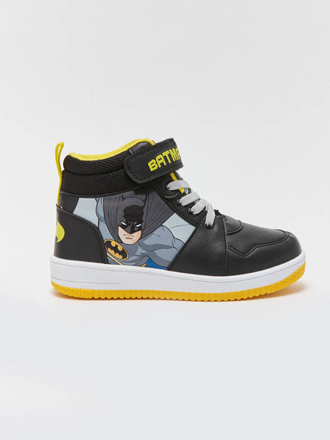 Batman Printed Lace-Up Boys' Sneakers - 8