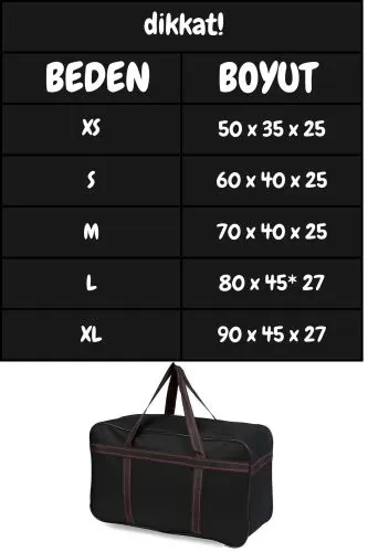 Battal Boy Bag Large Suitcase And Travel Bag Duffel Dowry Very Spacious Volume And Durability - BAYDAR
