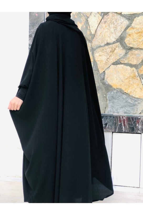 Batwing Abaya Black - 8