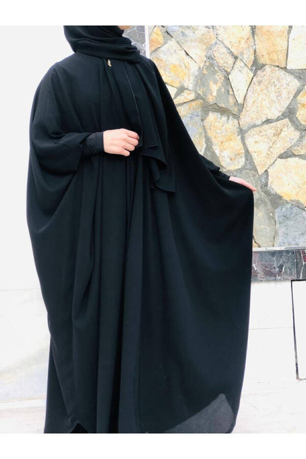 Batwing Abaya Black - 9