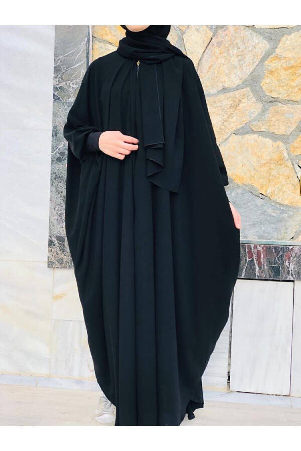 Batwing Abaya Black - 4