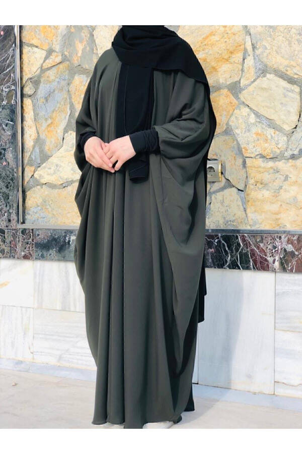 Batwing Abaya Khaki - 8