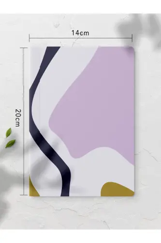 Bauhaus Temalı Defter Seti - Soft Renkli Not Defteri - 4 Adet - 14cm*20cm - 64 Sayfa-Bauhaus - 3