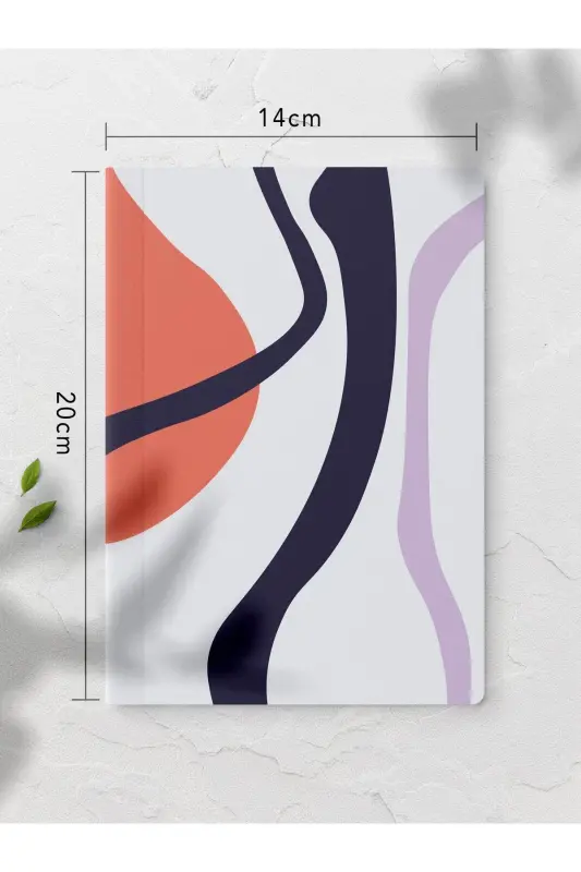 Bauhaus Temalı Defter Seti - Soft Renkli Not Defteri - 4 Adet - 14cm*20cm - 64 Sayfa-Bauhaus - 5