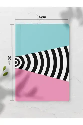 Bauhaus Themed Notebook Set - Soft Colored Notebook - 4 Pieces - 14cm*20cm - 64 Pages - Bauhaus - 5