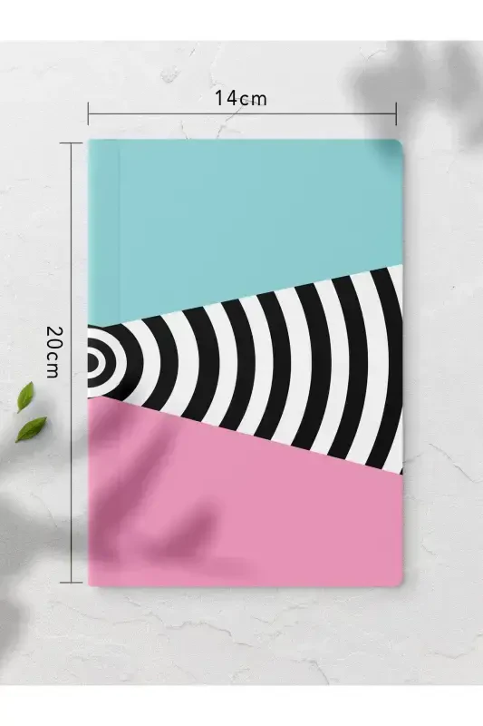 Bauhaus Themed Notebook Set - Soft Colored Notebook - 4 Pieces - 14cm*20cm - 64 Pages - Bauhaus - 5