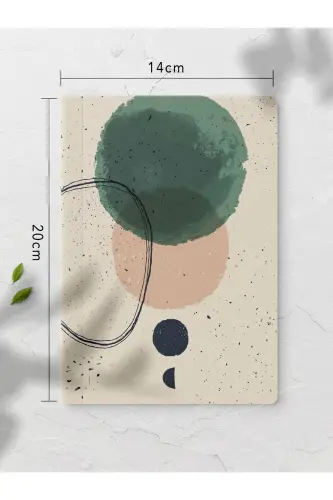 Bauhaus Unlined Notebook Set - 4 Pieces - 14cm*20cm - 64 Pages - Colorful IX - 3