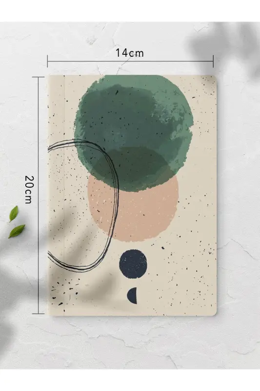 Bauhaus Unlined Notebook Set - 4 Pieces - 14cm*20cm - 64 Pages - Colorful IX - 3