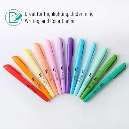 Mr. Pen- Pastel Highlighters, 12 Pack, Assorted Colors, Fast Dry, Highlighter Pastel, Set, Bible Journaling Highlighter, Marker - 4
