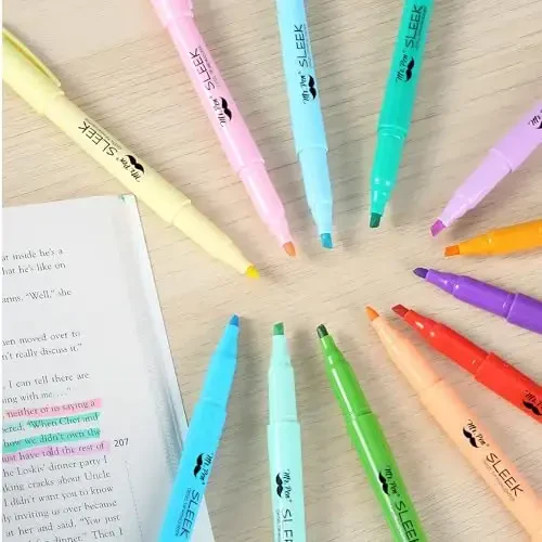 Mr. Pen- Pastel Highlighters, 12 Pack, Assorted Colors, Fast Dry, Highlighter Pastel, Set, Bible Journaling Highlighter, Marker - 5
