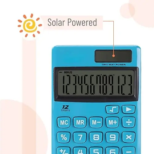 Mr. Pen- Standard Function Calculator, 12 Digits, Solar Calculator, Basic Office Calculators - 4