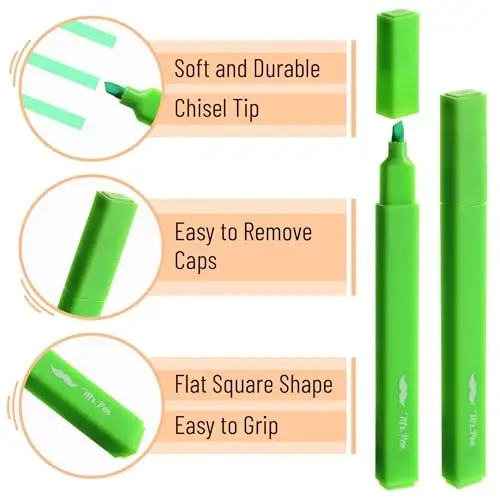 Mr. Pen- Aesthetic Highlighters, 10 Pack, Chisel Tip, Vibrant Colors, Cute Highlighters Assorted Colors - 4