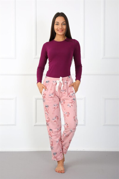 Bayan Welsoft Polar Tek Alt Pijama 210044 - 3