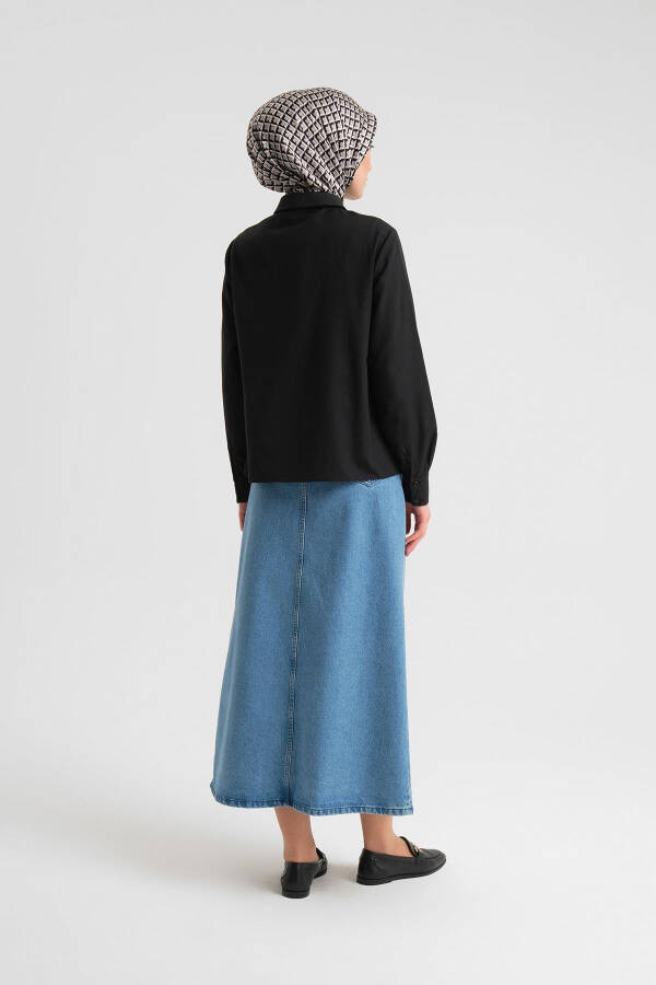 Базовая рубашка Armine с логотипом на манжетах 24Y3522 Черный - 12